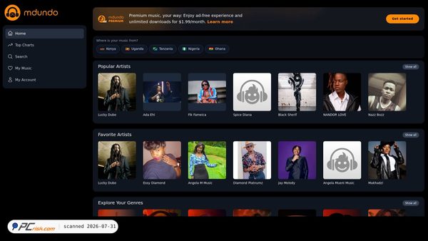 mdundo.com Screenshot