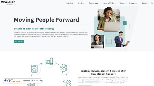 meazurelearning.com screenshot