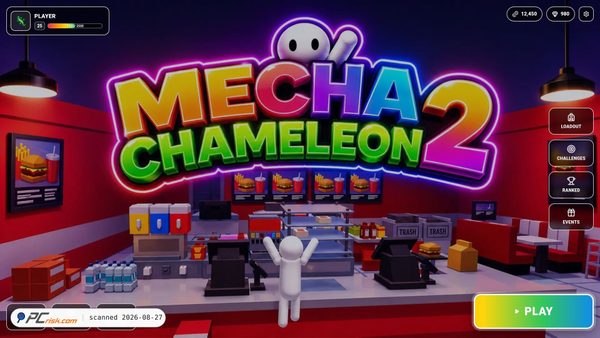 Screenshot di mechachameleon.com