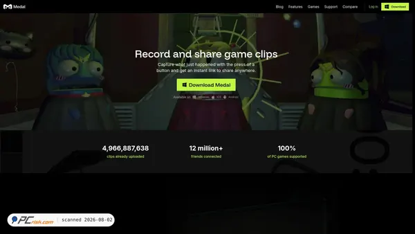 medal.tv screenshot