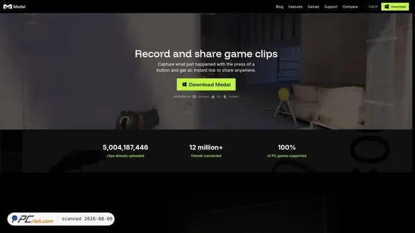 medal.tv screenshot