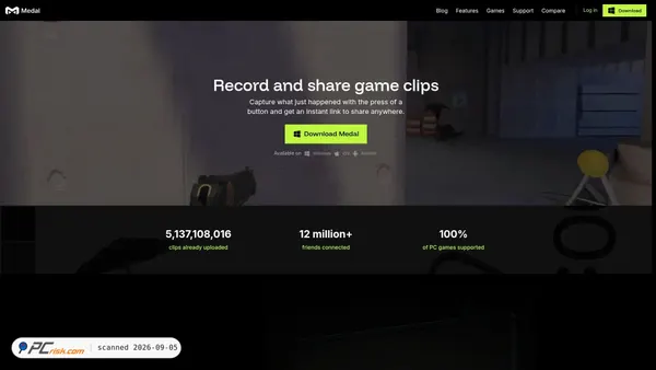 medal.tv Screenshot