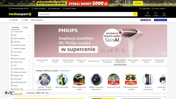 mediaexpert.pl screenshot