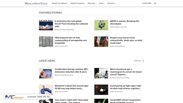 medicalnewstoday.com screenshot
