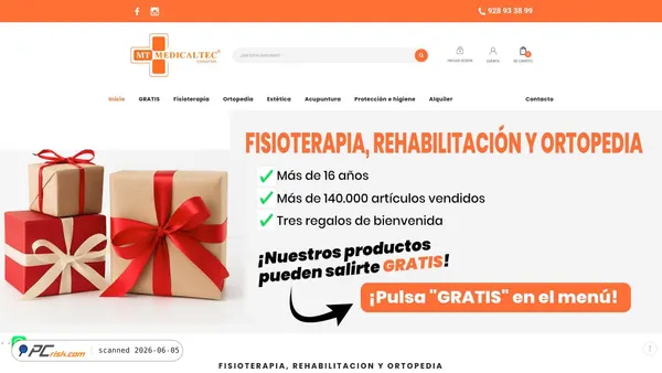 medicalteccanarias.com screenshot