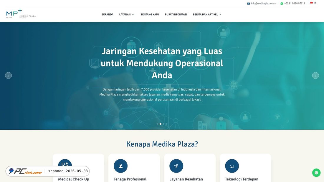 Screenshot von medikaplaza.com