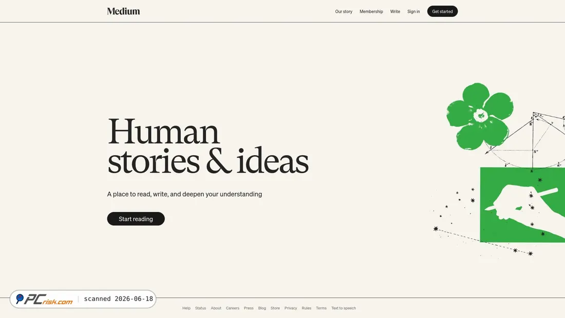 Screenshot von medium.com