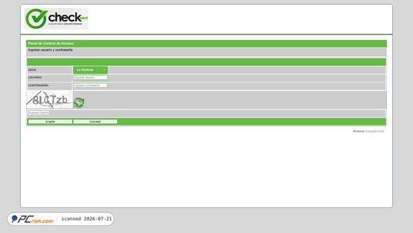 mediweb.checksalud.com screenshot