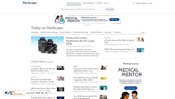 medscape.com screenshot