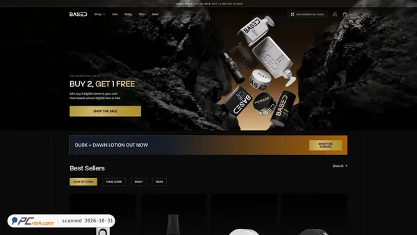 Screenshot van meetbased.shop