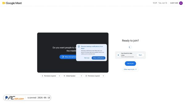 meetgoogle.business screenshot