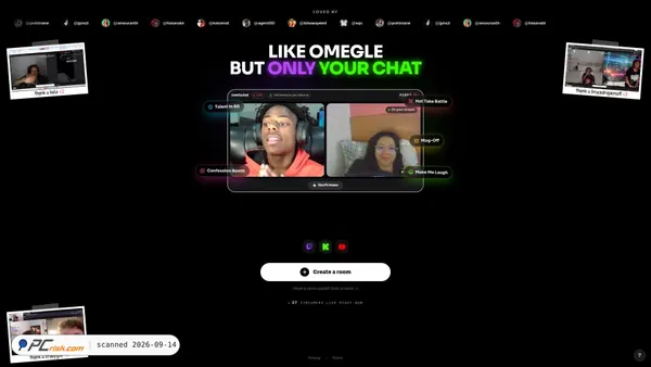 Screenshot van meetschat.com