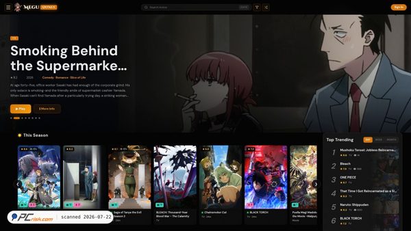 meguanime.com screenshot