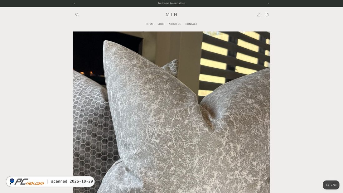Screenshot of melannininteriors.com