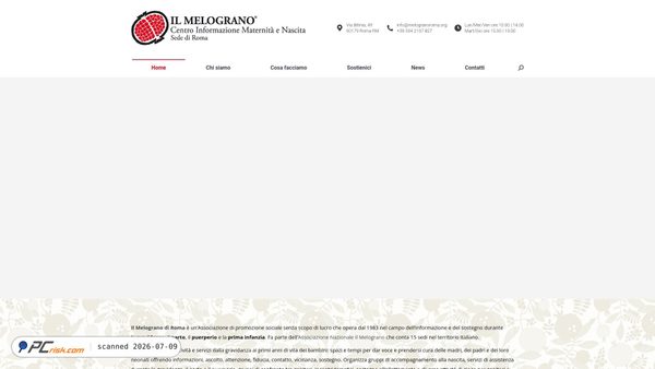 melogranoroma.org screenshot