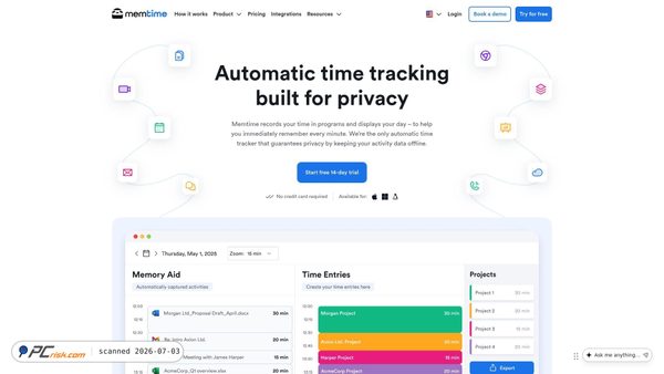 memtime.com screenshot