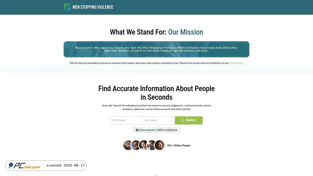 Screenshot of menstoppingviolence.org