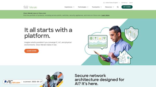 meraki.com screenshot