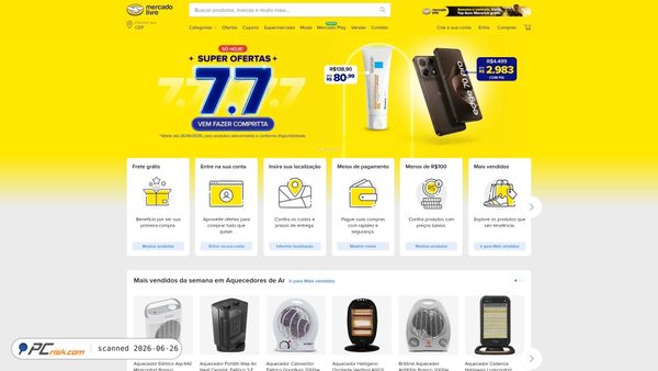 mercadolivre.com.br screenshot