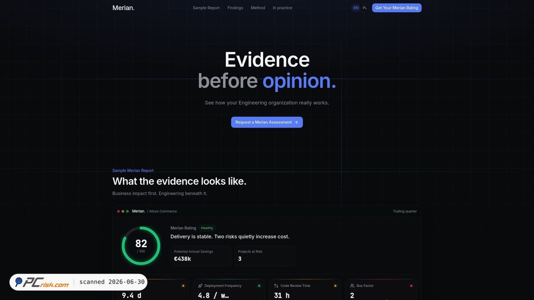 Screenshot of merian.pl