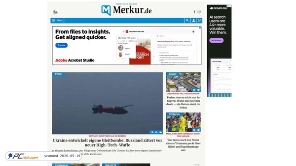 merkur.de screenshot