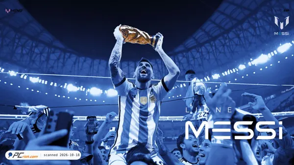 Captura de ecrã de messi.com