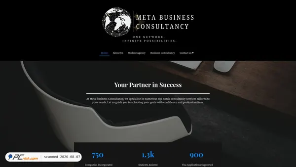 metabusinessconsultancy.co.uk screenshot