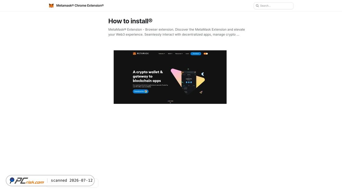 Screenshot of metamskdwnld.gitbook.io