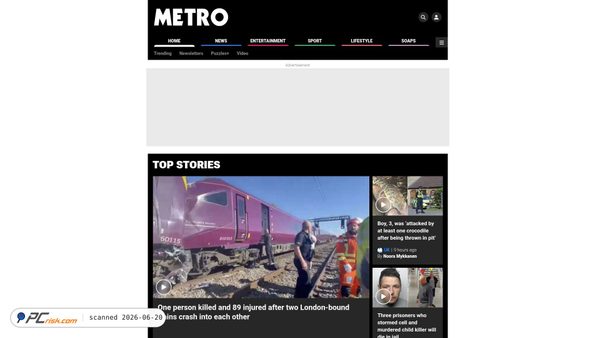 metro.co.uk screenshot