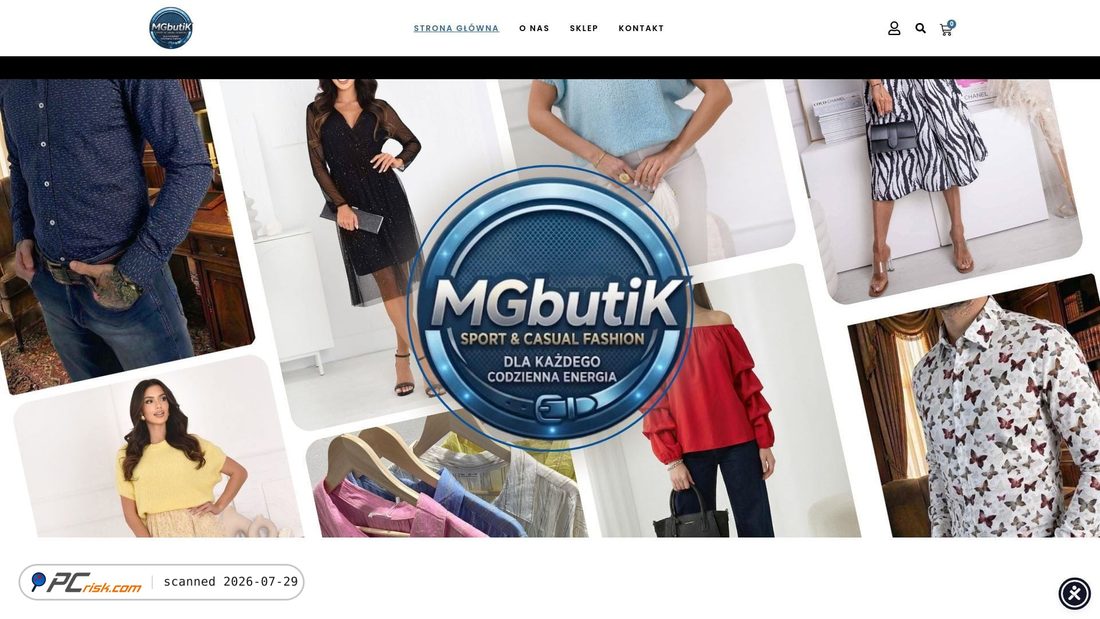 Screenshot of mgbutik.pl