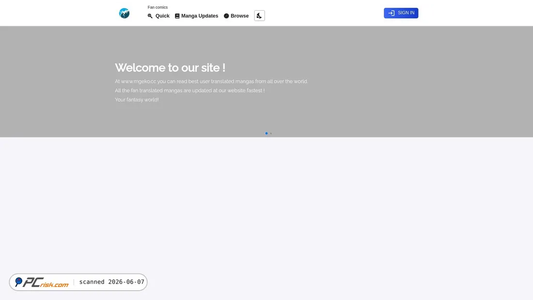Screenshot of mgeko.cc