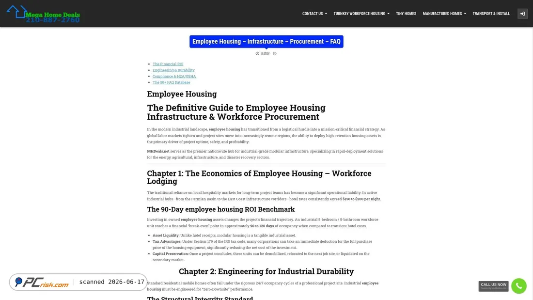 Screenshot of mhdeals.net