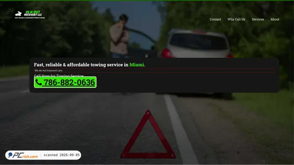 miatowing.com Screenshot