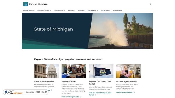 michigan.gov screenshot