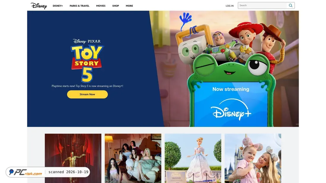 Screenshot von mickeymouseclubhousedvd.com