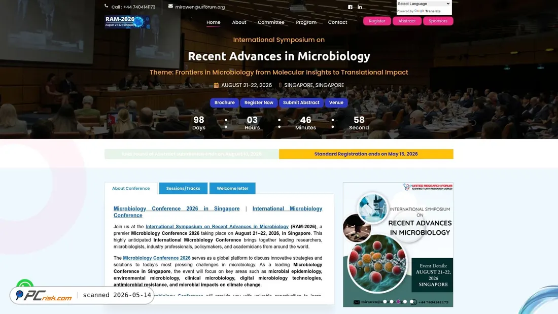 Screenshot von microbiology-forum.com