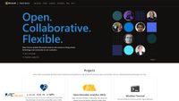Captura de ecrã de microsoft.github.io