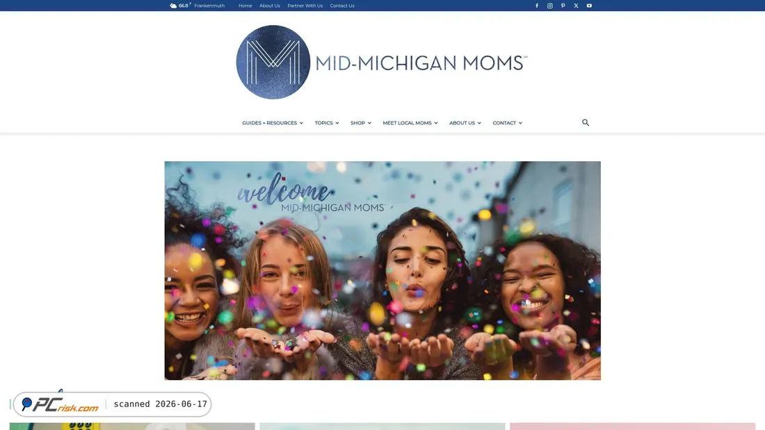 Screenshot di midmichiganmoms.com