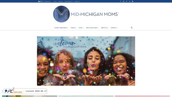 midmichiganmoms.com screenshot