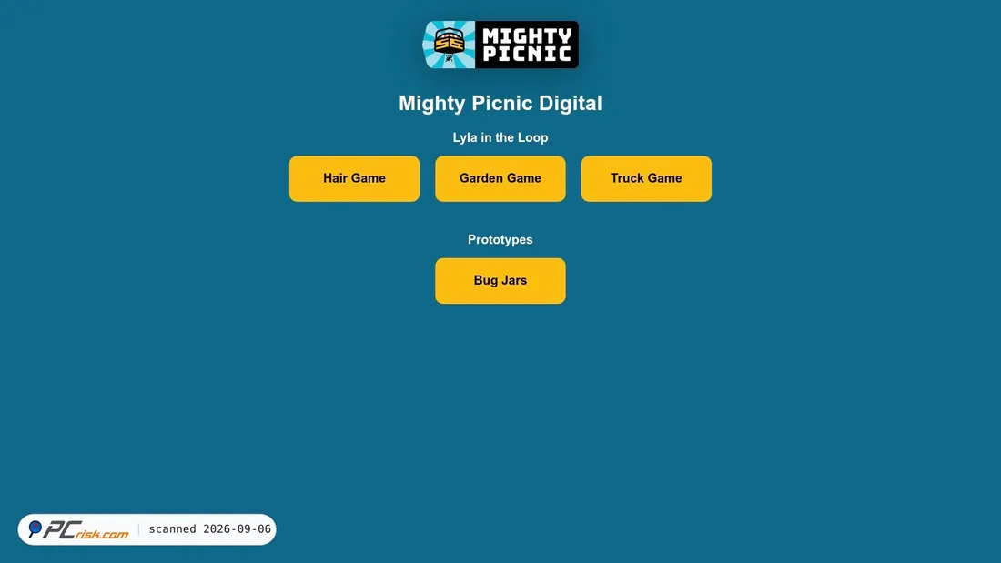 Screenshot von mightypicnic.co