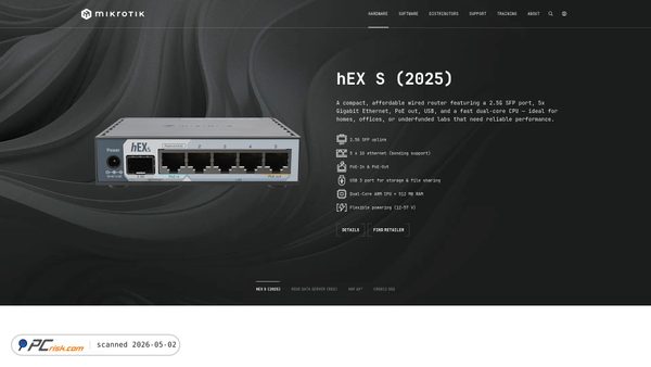 mikrotik.com screenshot
