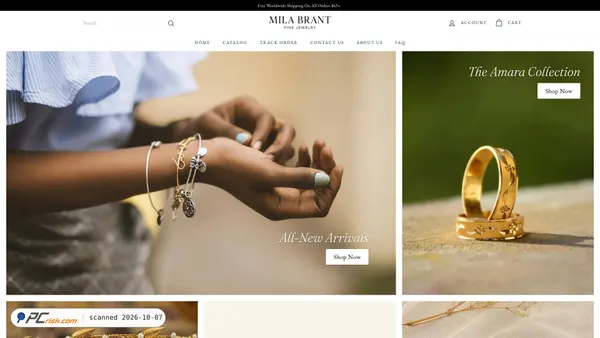 Screenshot van milabrant.com