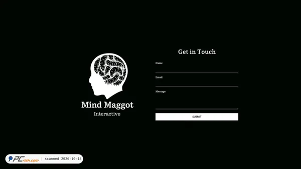 Screenshot van mindmaggot.com