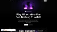 Captura de ecrã de mineplay.io