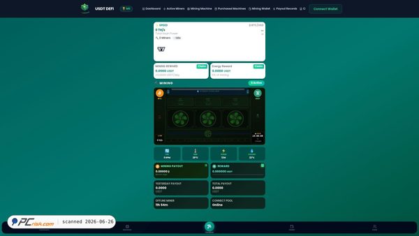 minerdefi.io screenshot