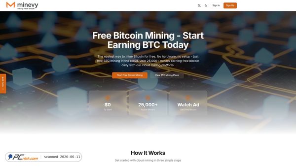 minevy.app screenshot