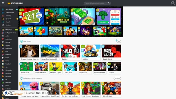 miniplay.com screenshot