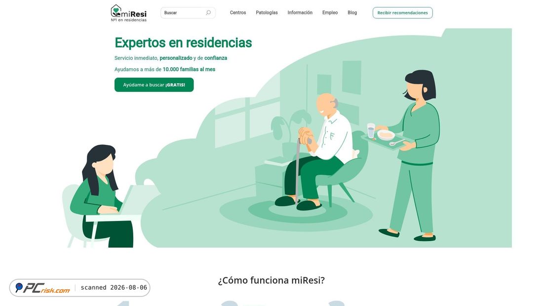 Screenshot of miresi.es