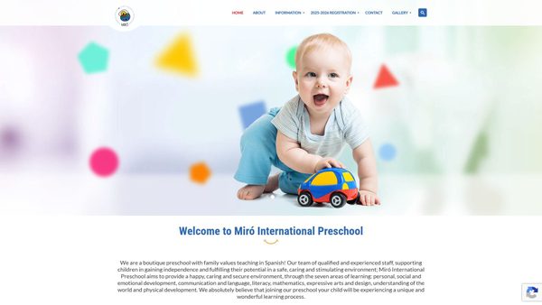 miropreschool.com screenshot