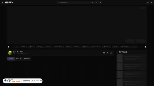 miruro.bz screenshot